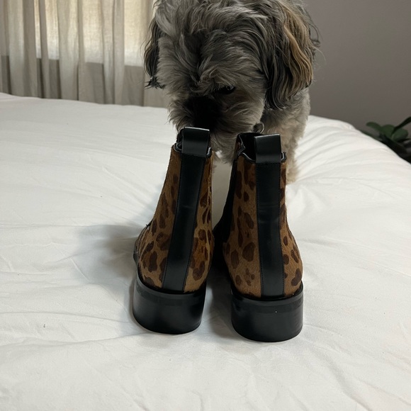 Cole Haan Leopard Print Boots - Picture 3 of 7